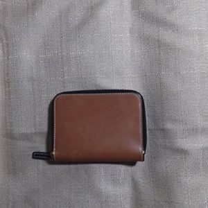 Coach Vintage Zippered Brown Device Holder. Gold Zipper